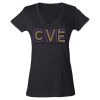 Women's Fine Jersey V-Neck T-Shirt Thumbnail