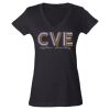 Women's Fine Jersey V-Neck T-Shirt Thumbnail